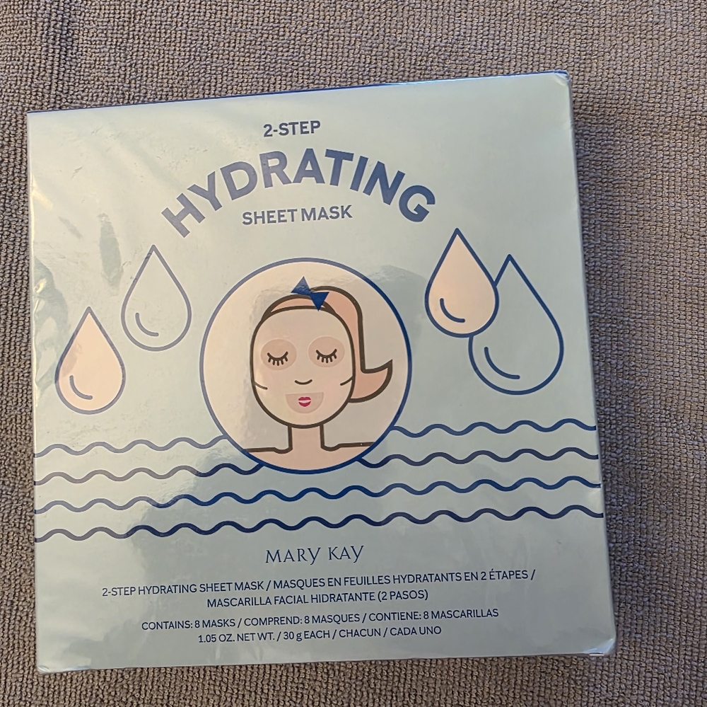 Mary Kay 2-Step Hydrating Sheet Mask. Refreshing And Soothing For Your Skin